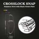 AMYSPORTS 20pcs/Pack Stainless Fishing Leaders Steel Saltwater 20inch 120lb