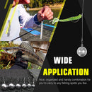 AMYSPORTS 25pcs/pack Lead Drop Weights Sinkers