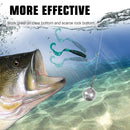 AMYSPORTS 25pcs/pack Lead Drop Weights Sinkers