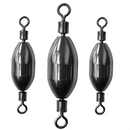 AMYSPORTS 10-20pcs/pack Saltwater Fishing Sinker with Swivel Rolling