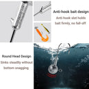 AMYSPORTS 5-25pcs/pack Bass Round Ball Jig Heads Hook