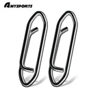 AMYSPORTS 50pcs/pack High Strength Fishing Snap Saltwater Stainless Connector  Swivels (Black)