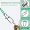 AMYSPORTS 60pcs/Pack Stainless Fishing Leaders Tackle Rolling Swivel Duo Lock Snap Black Nickel