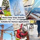 AMYSPORTS 1-2pcs Quick Release Clevis Snap Shackle