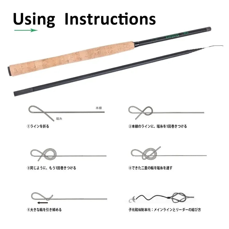 Goture Telescopic Fly Fishing Rod