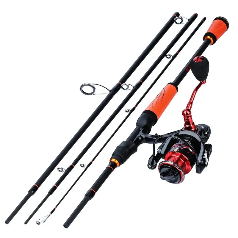 Sougayilang Spinning Fishing Combo Gear Ratio 5.1:1