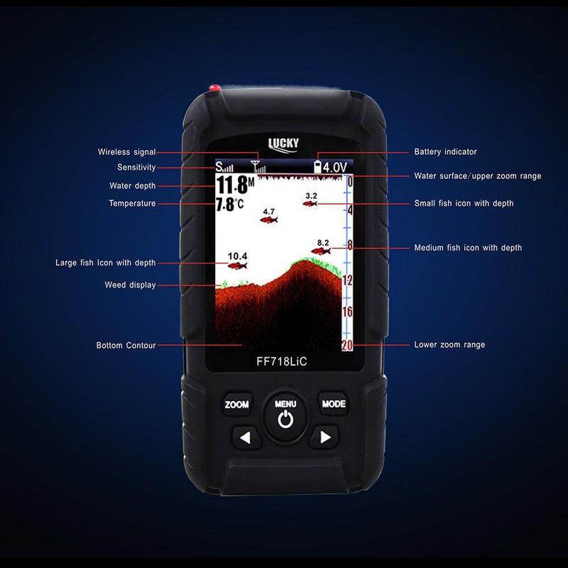 LUCKYLAKER  Wireless Waterproof Fish Finder