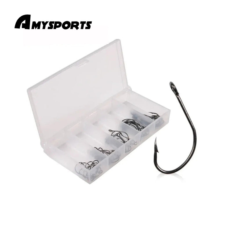 50pcs/pack Crank Fishing Hooks