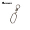 AMYSPORTS 500pcs/Pack Fishing Swivels Square Snap (White)