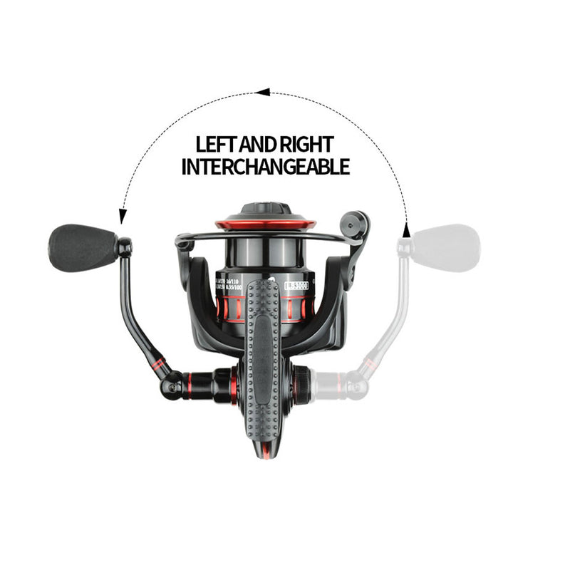 LINNHUE  LS 2000/LS3000 Spinning Fishing Reel 5.0:1 Gear Ratio