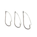 AMYSPORTS 100pcs/Pack Weedless Hook