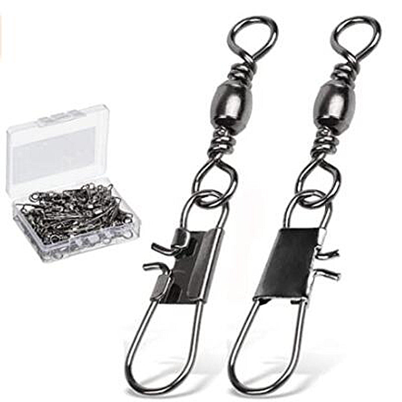 Fishing Barrel Swivel With Interlock Snap | Barrel Swivel