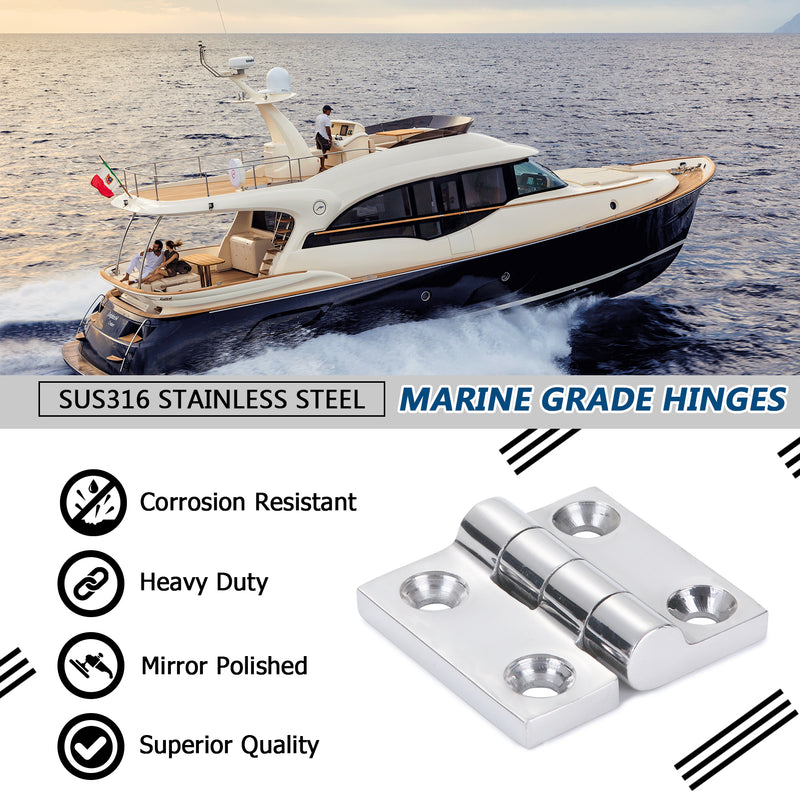 AMYSPORTS Marine Hinge 50*50mm 2Pcs