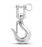 AMYSPORTS 1pcs Heavy Duty Slip Hook Load Tow Chain Clevis Hook