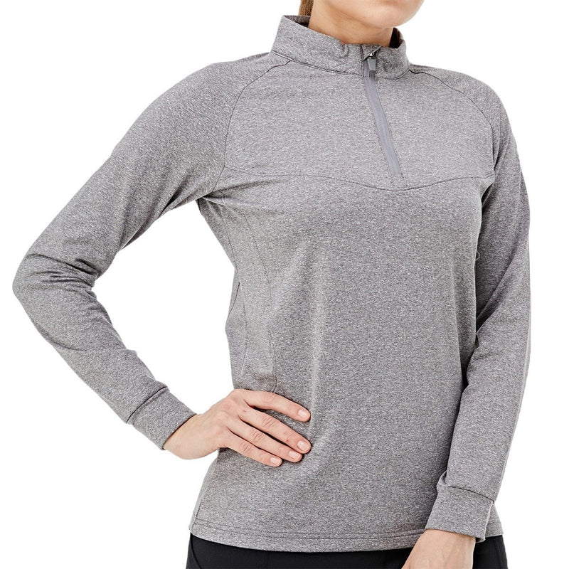 WOLFONROAD 1/4 Zipper Pullover Tops Womens  Shirts