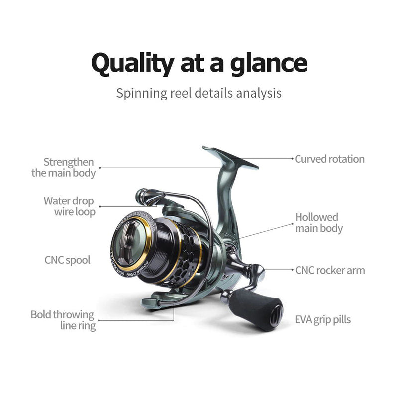 LINNHUE JH3000/4000 Spinning Fishing Reels