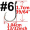 AMYSPORTS 20pcs/Pack Octopus Offset Sport Circle Fishing Hook