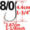 AMYSPORTS 20pcs/Pack Octopus Offset Sport Circle Fishing Hook