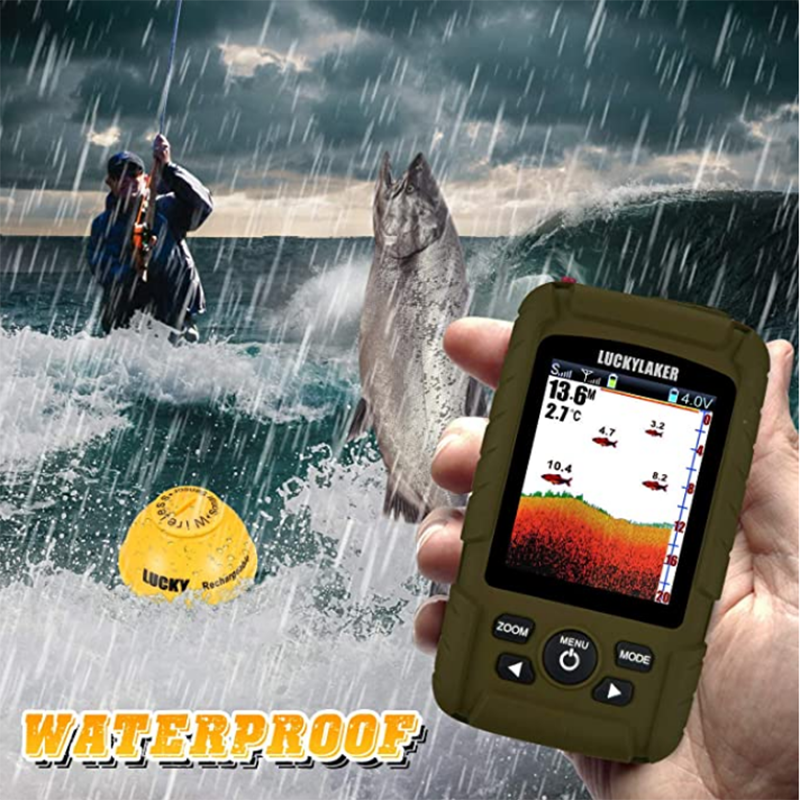 LUCKYLAKER Wireless Waterproof Fishing Finder