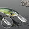AMYSPORTS 50-100pcs/Pack Fishing Ball Bearing Swivels with Doublecircle Snap