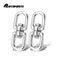 AMYSPORTS 1pcs Rotating stainless steel metal fittings Can swivel joint metal fittings