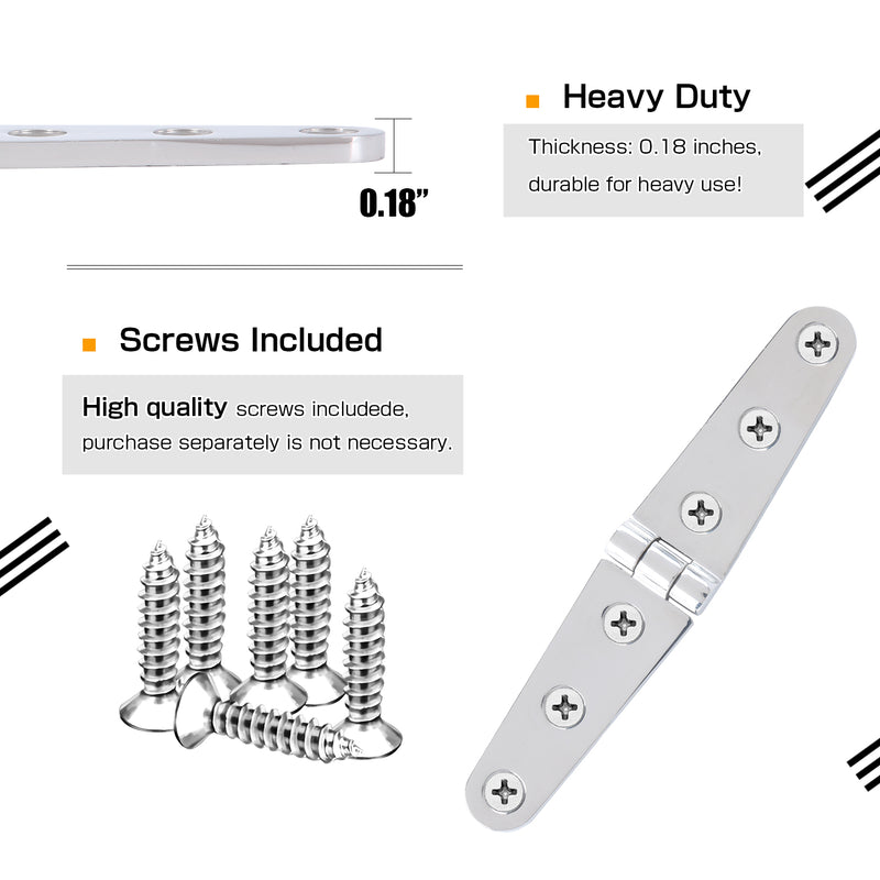 AMYSPORTS Marine Hinge 28*152mm 2Pcs