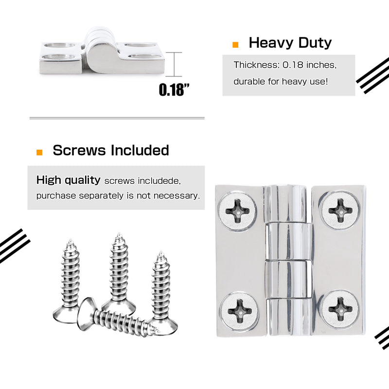 AMYSPORTS Marine Hinge 38*38mm 2Pcs
