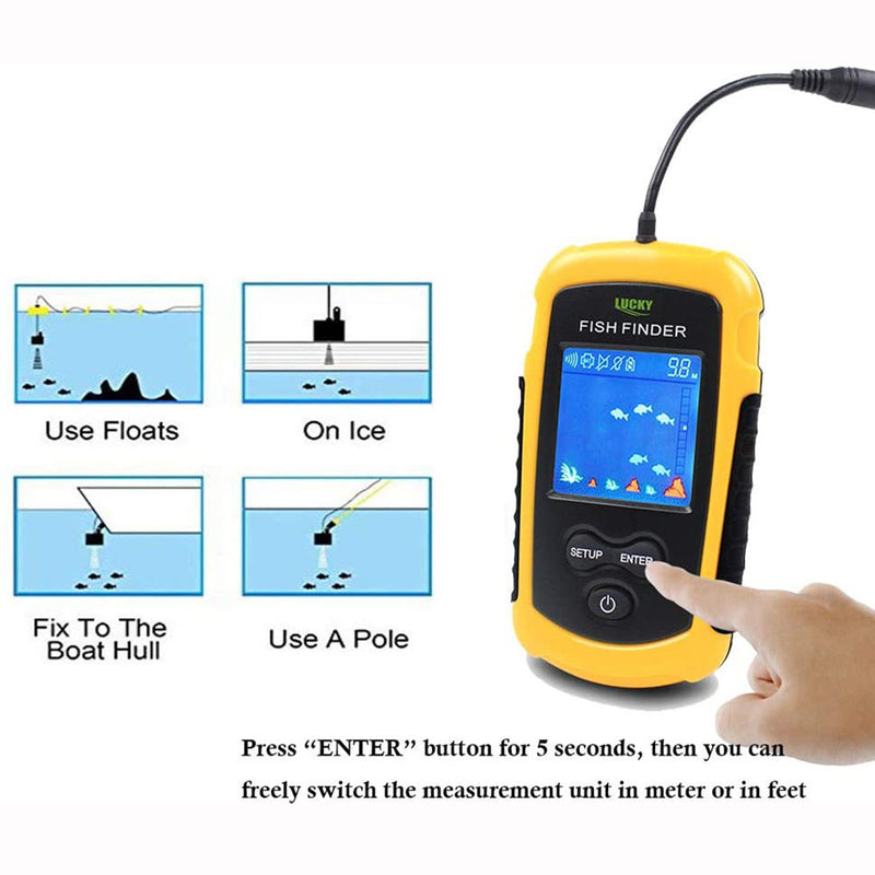 LUCKYLAKER Wired Fish Finder