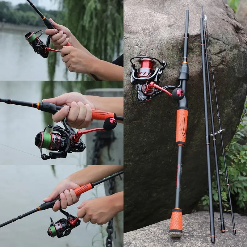 Sougayilang Spinning Fishing Combo Gear Ratio 5.1:1
