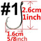 AMYSPORTS 20pcs/Pack Octopus Offset Sport Circle Fishing Hook