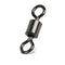 50pcs/Pack Fishing Rolling Swivels (Black)