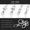 AMYSPORTS 1pcs Rotating stainless steel metal fittings Can swivel joint metal fittings