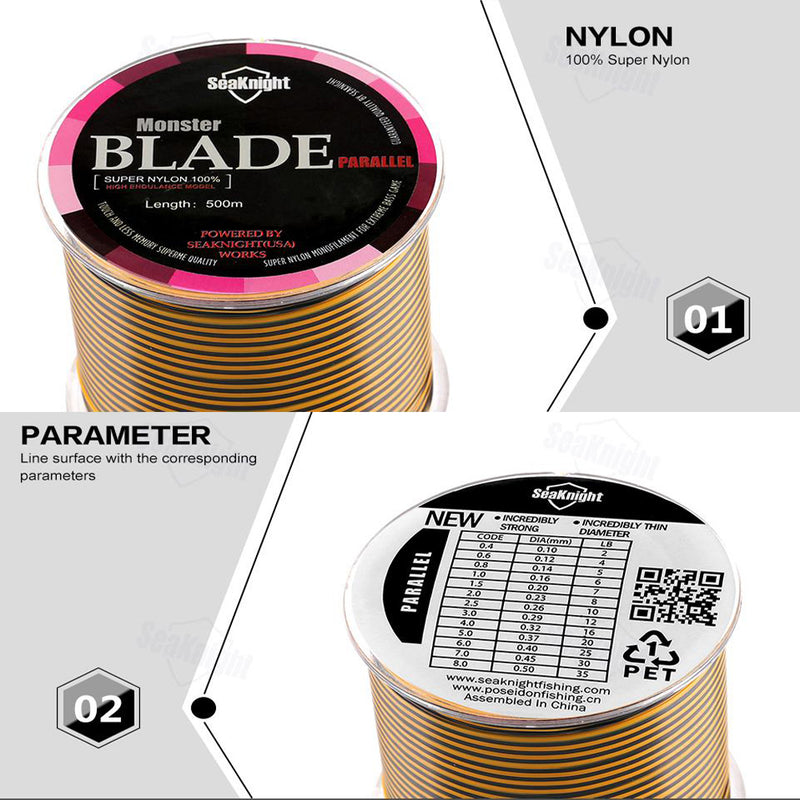 Nylon 500M / 546.8YDS Fishing Line