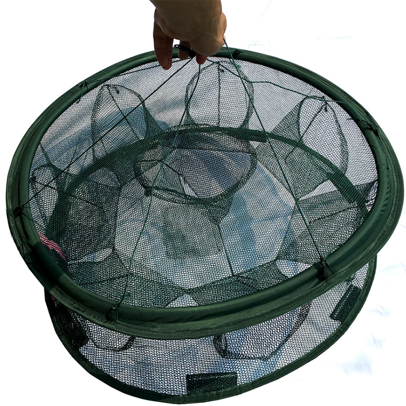 Foldable 6/7/8 Entrances Fishing Net