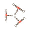 50pcs/Pack Fishing Barrel Swivels 3 Way (White)