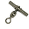 AMYSPORTS 10pcs/Pack Fishing Rolling Swivels with Tube