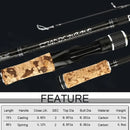 RoseWood Casting Spinning Fishing Rod