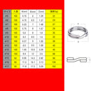 AMYSPORTS 50-100pcs/Pack Fishing Ball Bearing Swivels with Doublecircle Snap