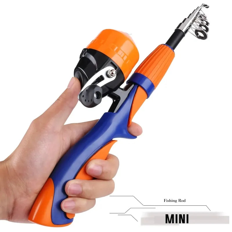 Sougayilang Mini Telescopic Ice Fishing Combo