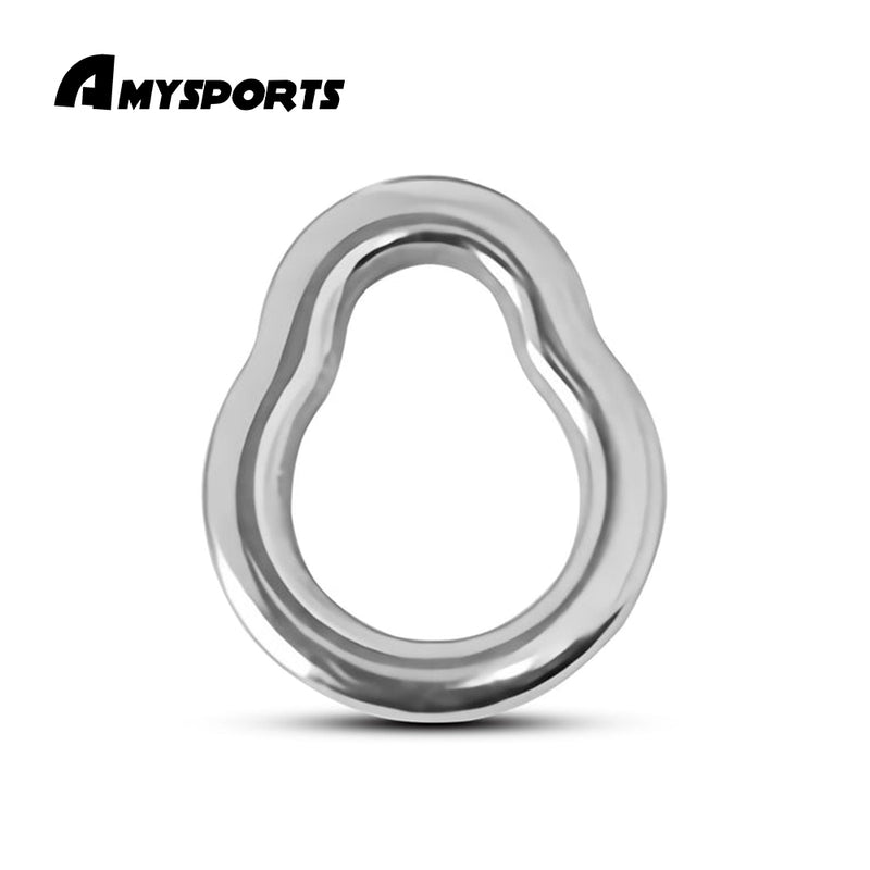 AMYSPORTS 25pcs/Pack Fishing Ball Bearing Swivels with Bentukbuahpir Snap