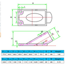 AMYSPORTS 1pcs heavy steel marine base