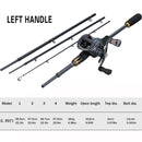 Sougayilang Casting Fishing Combo Gear Ratio 6.3:1 White Color
