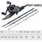 Sougayilang Casting Fishing Combo Gear Ratio 6.3:1 White Color