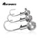 AMYSPORTS 15-25pcs/Pack Leadhead Fishing Hook