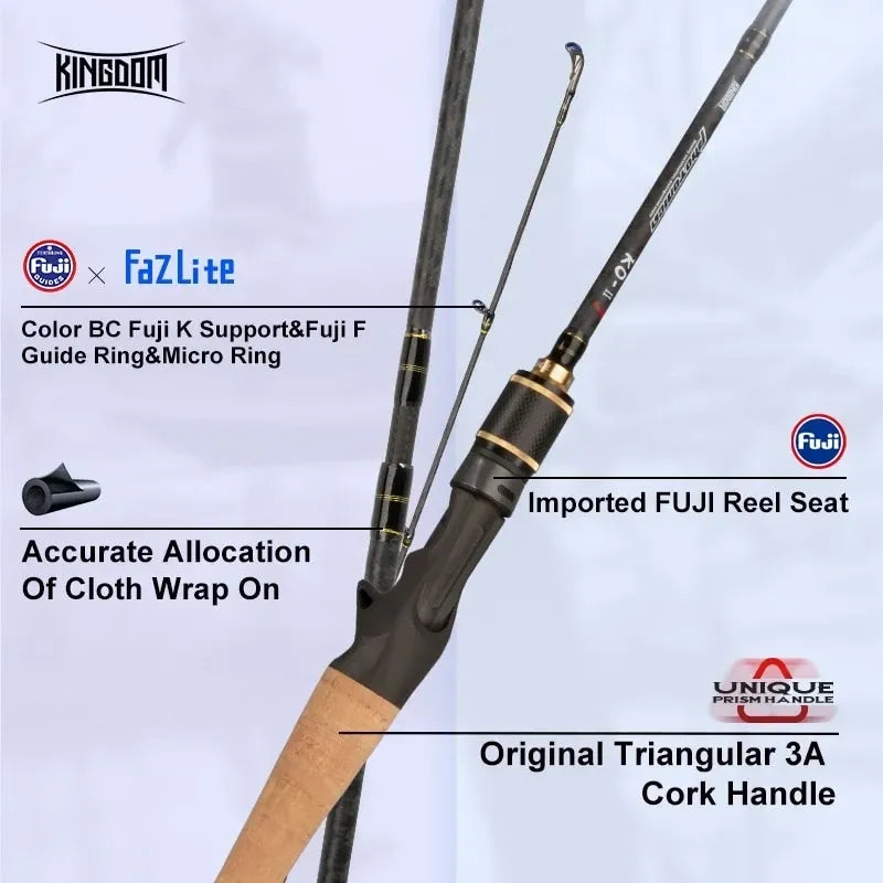 Kingdom KO-II Casting Spinning Fishing Rod