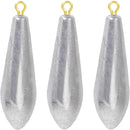 AMYSPORTS 3-10pcs/pack Streamlined Fishing Sinkers