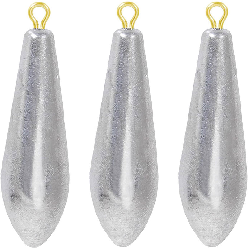 AMYSPORTS 3-10pcs/pack Streamlined Fishing Sinkers