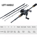 Sougayilang Casting Fishing Combo Gear Ratio 6.3:1 White Color