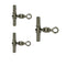 AMYSPORTS 10pcs/Pack Fishing Rolling Swivels with Tube