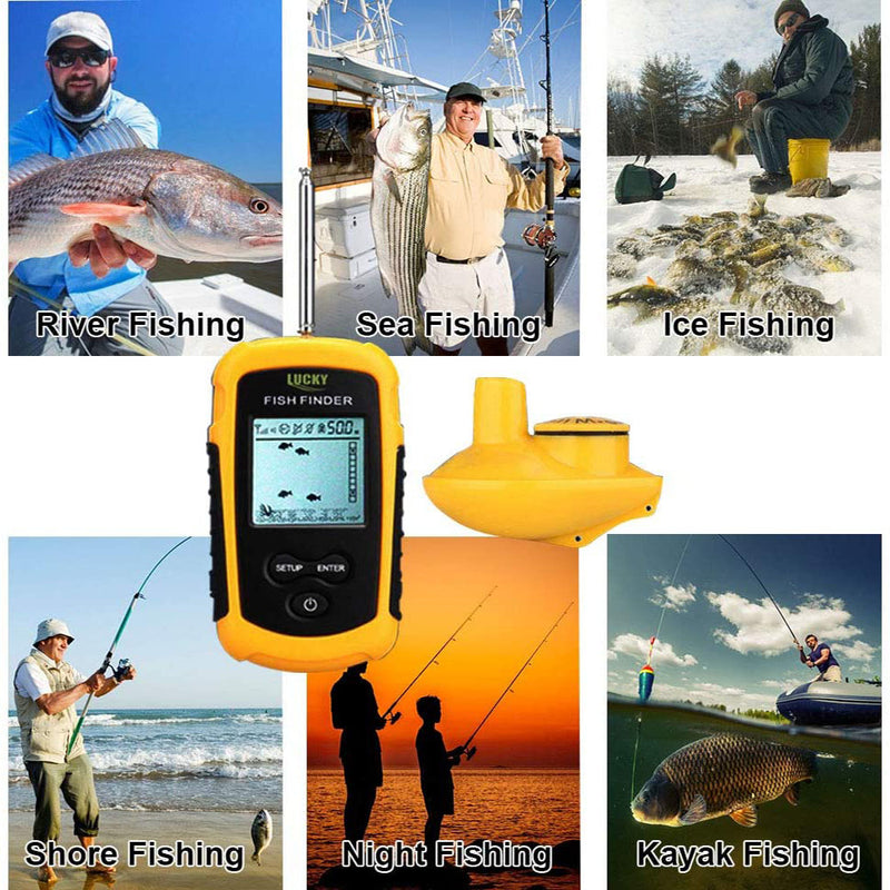 LUCKYLAKER Wireless Fish Finder, Fish Finder